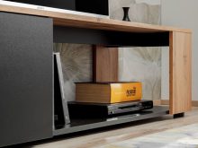 Meblościanka do kawalerki czarna lub biała z rewnem MADRYT 2 3