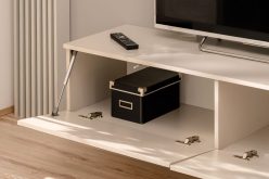 Zawieszana meblościanka kaszmir z lamelami artisan SUNSET 6