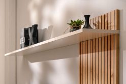 Zawieszana meblościanka kaszmir z lamelami artisan SUNSET 4