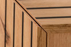 Zawieszana meblościanka kaszmir z lamelami artisan SUNSET 5