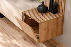 Zawieszana meblościanka kaszmir z lamelami artisan SUNSET 8