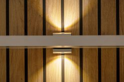 Podwieszana meblościanka kaszmir z LED PRISMA pw B 2