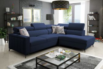 Narożnik 5 zagłówków z oparciem z obu stron