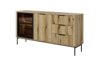 Niemiecka komoda z przeszkleniem