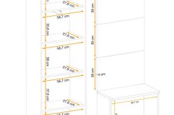 Meble na przedpokój z wieszakiem PAULO 6 8