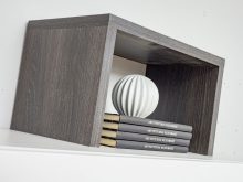 Podwieszana meblościanka szara 250 cm OSAKA 1