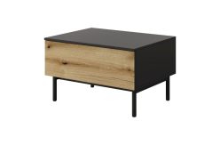 Stolik kawowy dąb evoke czarny