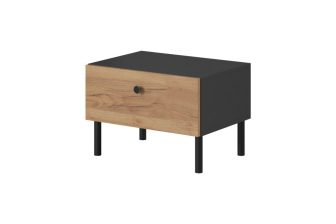 Stolik nocny na nogach z szufladą