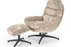 Bardzo wygodny miękki fotel z podnóżkiem DURANO 2