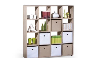 Duży regał komorowy sonoma LUINI HALMAR