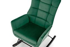 Fotel bujany butelkowa zieleń BAZYLIUSZ 1
