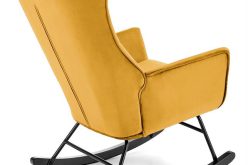 Fotel musztardowy bujany BAZYLIUSZ 2