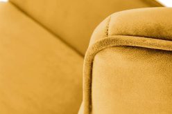 Fotel musztardowy bujany BAZYLIUSZ 1