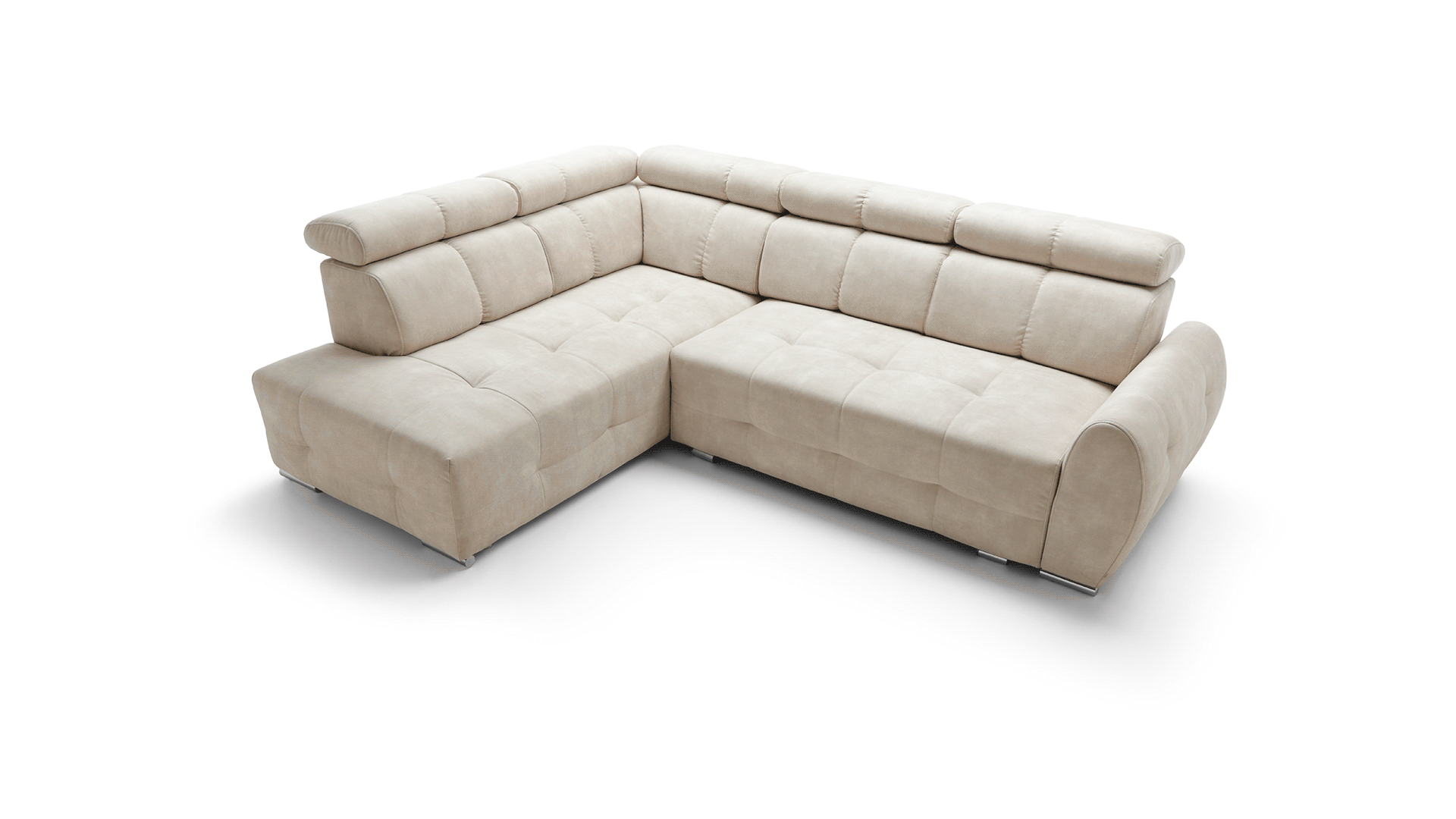 Narożnik z funkcją spania na piance HR GALA 2 3