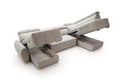 Narożnik U z funkcją spania na piance HR GALA 1 5