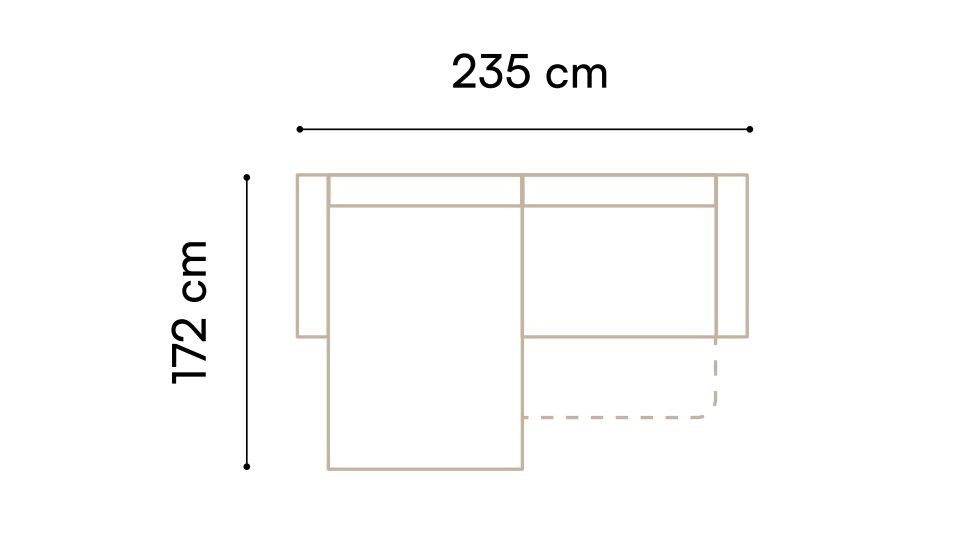 Narożnik z funkcją spania z pianką HR MASSIMO 7