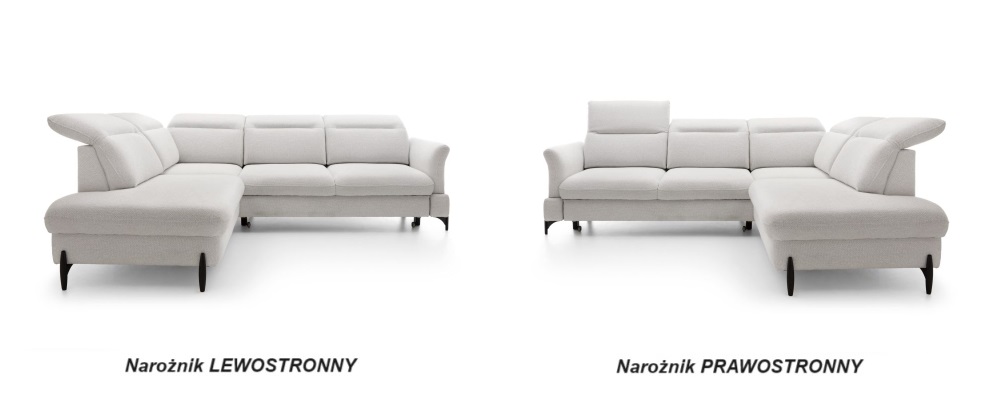 Narożnik z funkcją spania z pianką HR SANTANA 2 11