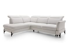 Narożnik z funkcją spania z pianką HR SANTANA 2 3