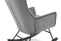 Szary fotel bujany BAZYLIUSZ 1