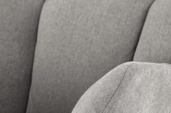 Szary fotel na biegunach bardzo miękki VENTO 2