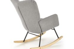 Szary fotel na biegunach bardzo miękki VENTO 1