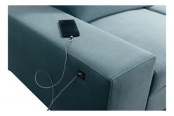 Kanapa rozkładana z gniazdem USB LEMEL 6