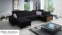 Narożnik U z funkcją spania z USB LEMEL 4 1