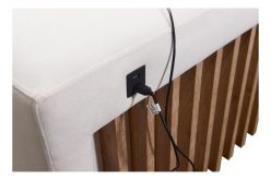 Narożnik U z funkcją spania z USB LEMEL 4 10