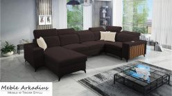 Narożnik U z funkcją spania z USB LEMEL 4 4