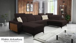 Narożnik U z funkcją spania z USB LEMEL 6 4