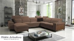 Narożnik U z funkcją spania z USB LEMEL 8 2