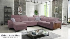 Narożnik U z funkcją spania z USB LEMEL 8 4