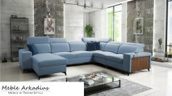 Narożnik U z funkcją spania z USB LEMEL 8 8