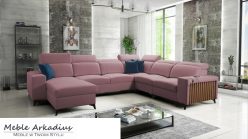 Narożnik U z funkcją spania z USB LEMEL 8 10