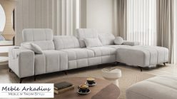 Narożnik z funkcją spania z gniazdem USB DOLCE 12 MIX 8