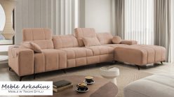 Narożnik z funkcją spania z gniazdem USB DOLCE 12 MIX 5