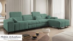 Narożnik z funkcją spania z gniazdem USB DOLCE 12 MIX 2