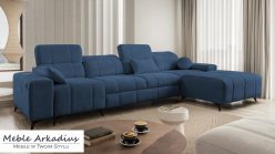 Narożnik z funkcją spania z gniazdem USB DOLCE 12 MIX 1