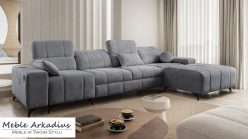 Narożnik z funkcją spania z gniazdem USB DOLCE 12 MIX 6