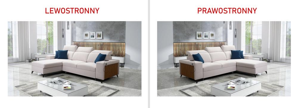 Narożnik z funkcją spania z USB LEMEL 1 13