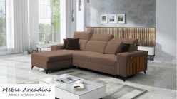 Narożnik z funkcją spania z USB LEMEL 1 4