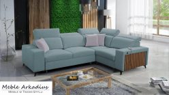 Narożnik z funkcją spania z USB LEMEL 2 6