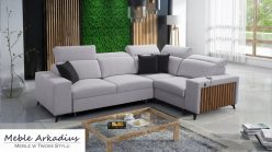 Narożnik z funkcją spania z USB LEMEL 2 5