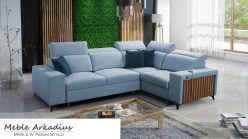 Narożnik z funkcją spania z USB LEMEL 2 3