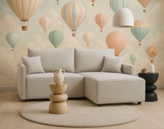 Narożnik 200 cm z funkcją spania do małego pokoju