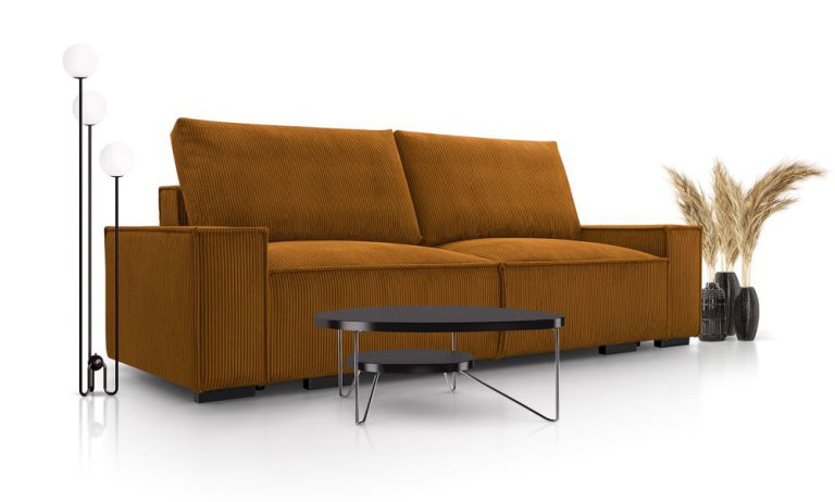 Zobacz, dlaczego kanapa 230 cm rozkładana sprawdza się idealnie do salonu i spania?