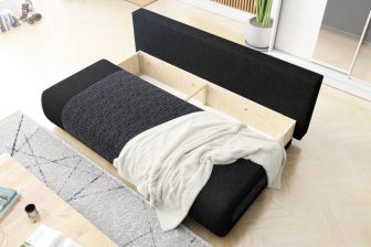 Kanapa z dużym pojemnikiem