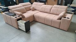 Narożnik z funkcją spania MIRACLE 3 system PUMA, barek, USB 13