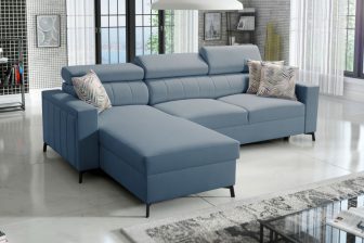 Mały ekskluzywny narożnik rozkładany