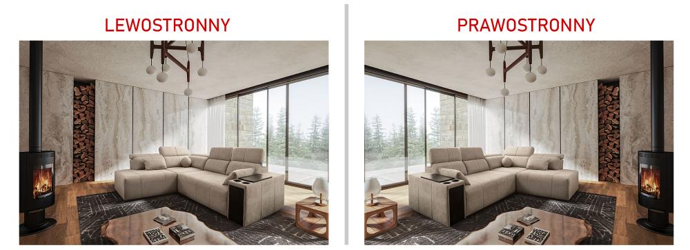 Narożnik z funkcją spania MIRACLE 7 system PUMA, barek, USB 8